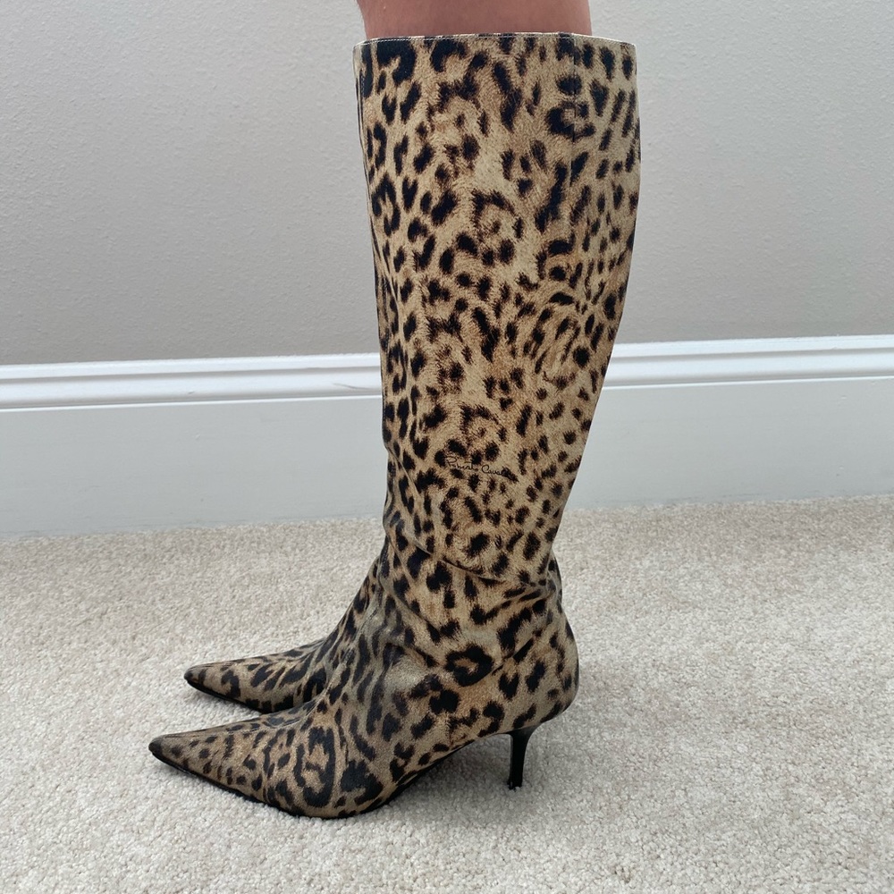 Leopard boots